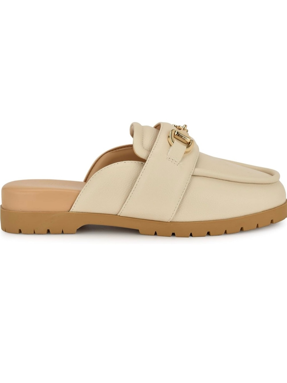 NWB Nine West Women’s Kunne Cream 151 Round Toe Slip-On Casual Mules Size 8M - Picture 2 of 7